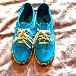 Vans authentics in teal